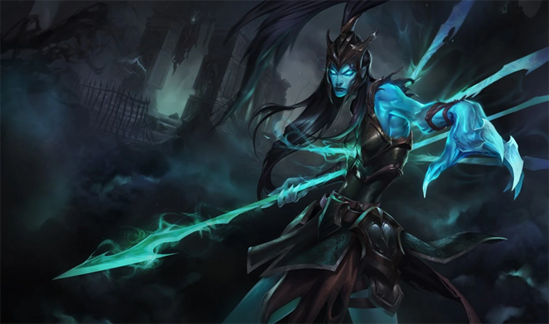 Espectro de las Islas de la Sombra - Kalista es la protagonista del evento La Ruina de Wild Rift