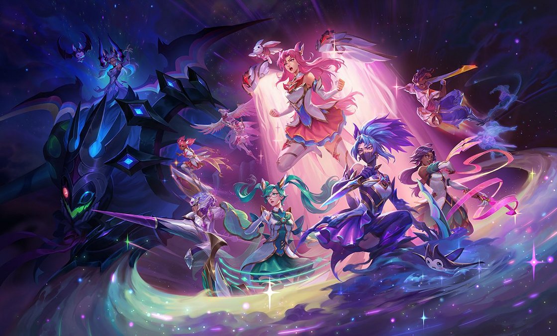 Game Posters League of Legends Star Guardian Lux Anime Posters Canvas  Painting Home Decor Wall Art Photos for Children's Room : Amazon.co.uk:  Home & Kitchen